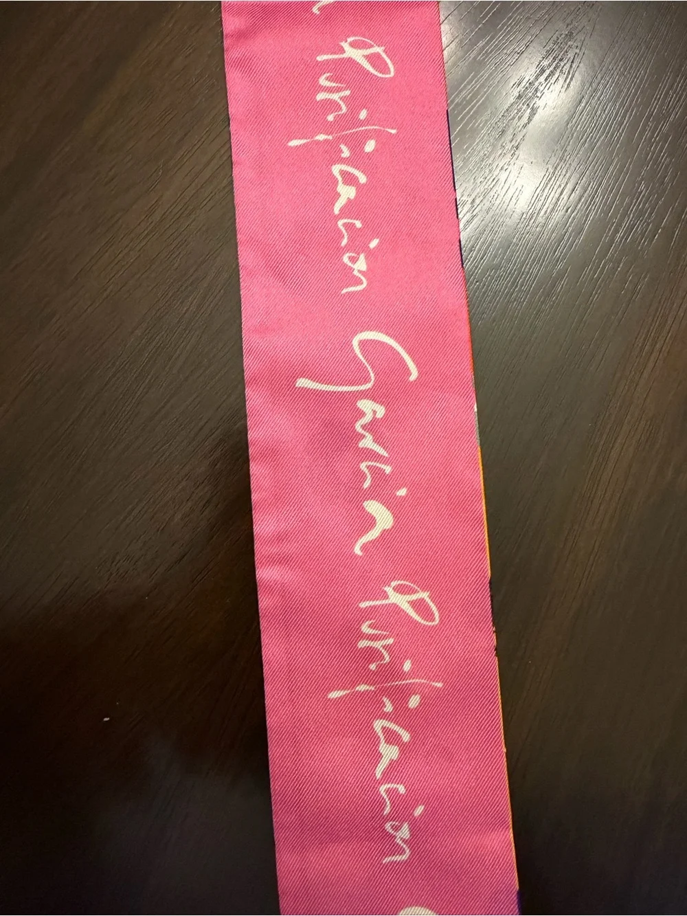 Purificación García PG Pink Floral Twillie Scarf